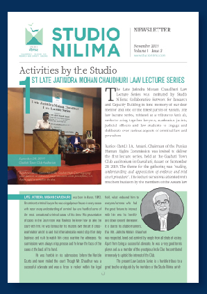 Studio Nilima Newsletter - November 2019
